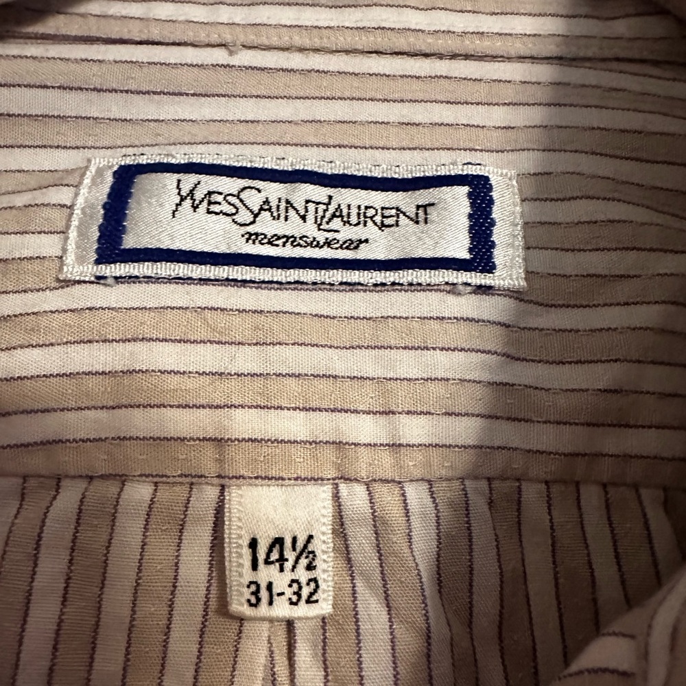 Oversized YSL button up